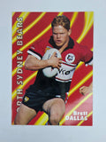 1997 Dynamic Fatty  Fun Pack Base Card #32 Brett Dallas North Sydney Bears