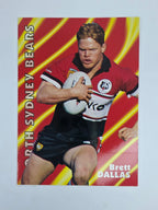 1997 Dynamic Fatty  Fun Pack Base Card #32 Brett Dallas North Sydney Bears