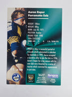 1997 Dynamic Fatty  Fun Pack Base Card #41 Aaron Raper Parramatta Eels