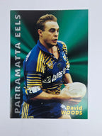 1997 Dynamic Fatty  Fun Pack Base Card #42 David Woods Parramatta Eels