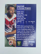 1997 Dynamic Fatty  Fun Pack Base Card #43 Mark Bell St George Dragons