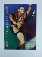 1997 Dynamic Fatty  Fun Pack Base Card #49 Craig Teevan South Queensland Crushers