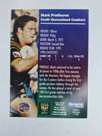 1997 Dynamic Fatty  Fun Pack Base Card #52 Mark Protheroe South Queensland Crushers
