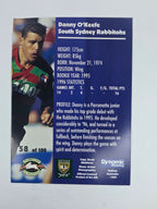1997 Dynamic Fatty  Fun Pack Base Card #58 Danny O'Keefe South Sydney Rabbitohs