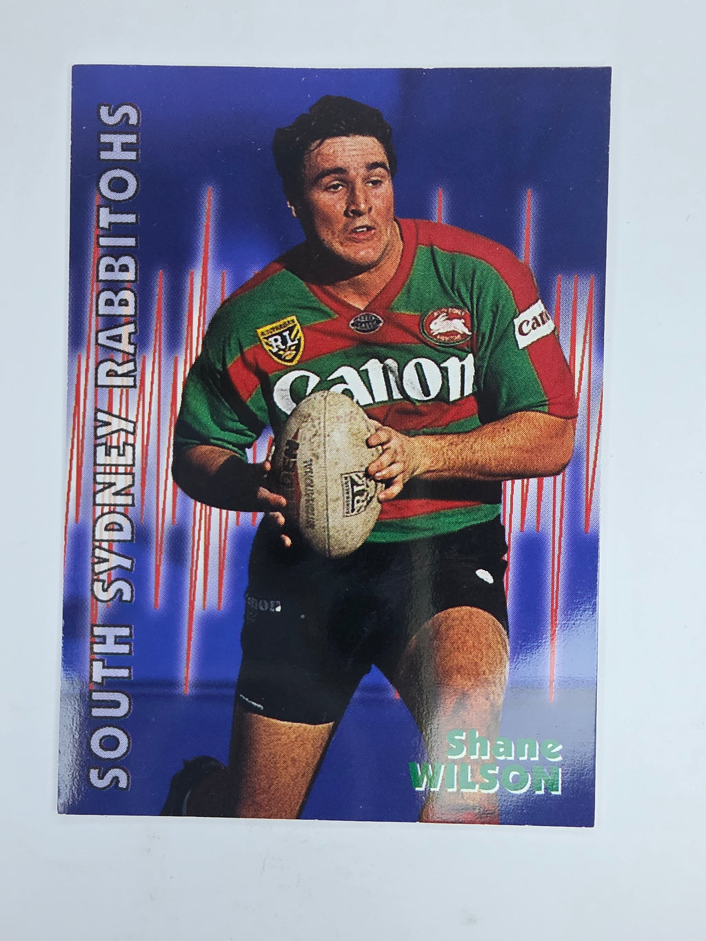1997 Dynamic Fatty  Fun Pack Base Card #59 Shane Wilson South Sydney Rabbitohs