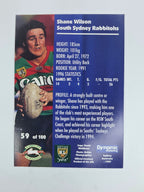 1997 Dynamic Fatty  Fun Pack Base Card #59 Shane Wilson South Sydney Rabbitohs