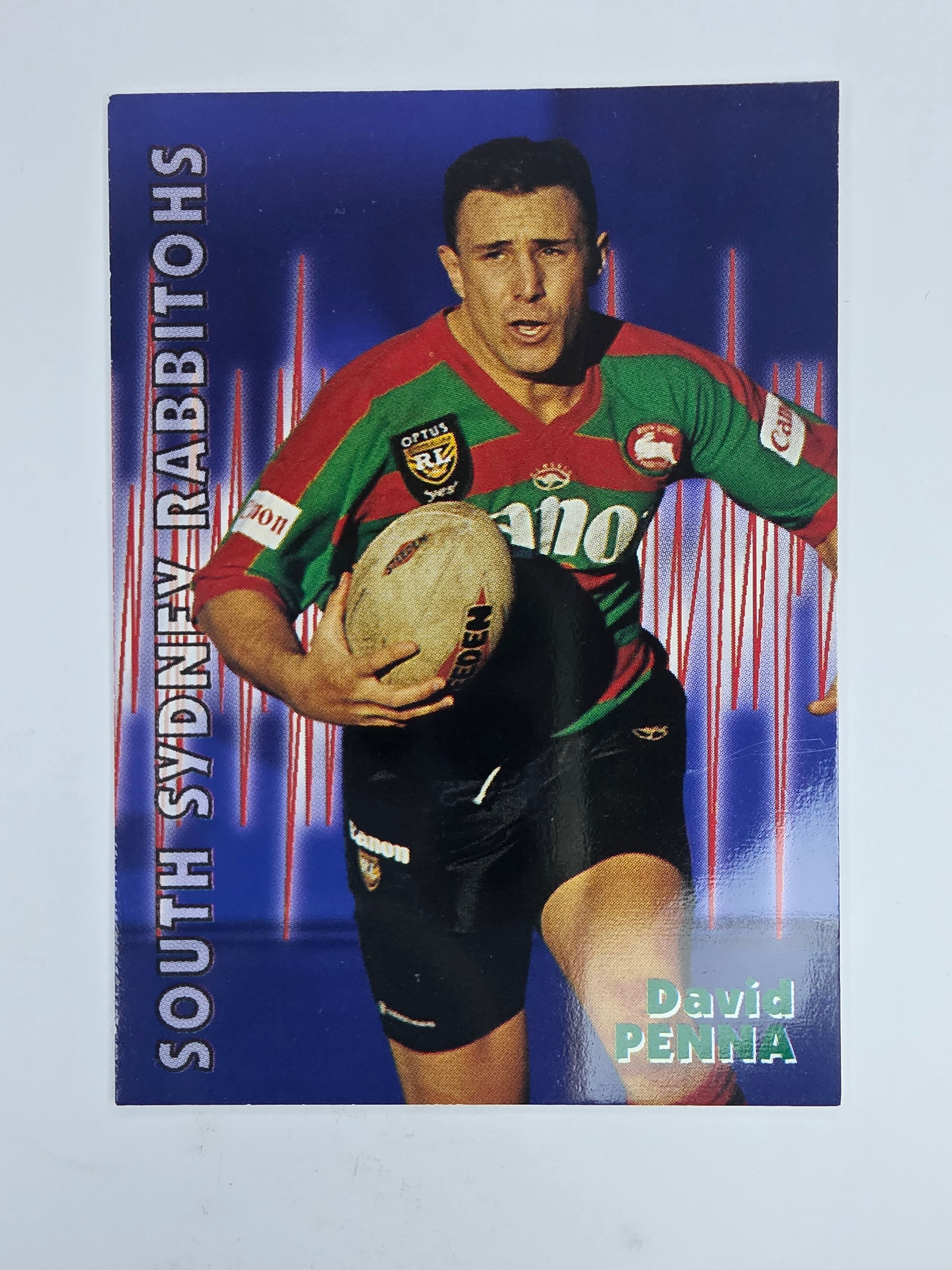1997 Dynamic Fatty  Fun Pack Base Card #60 David Penna South Sydney Rabbitohs