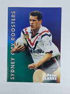 1997 Dynamic Fatty  Fun Pack Base Card #61 Peter Clarke Eastern Suburbs Roosters