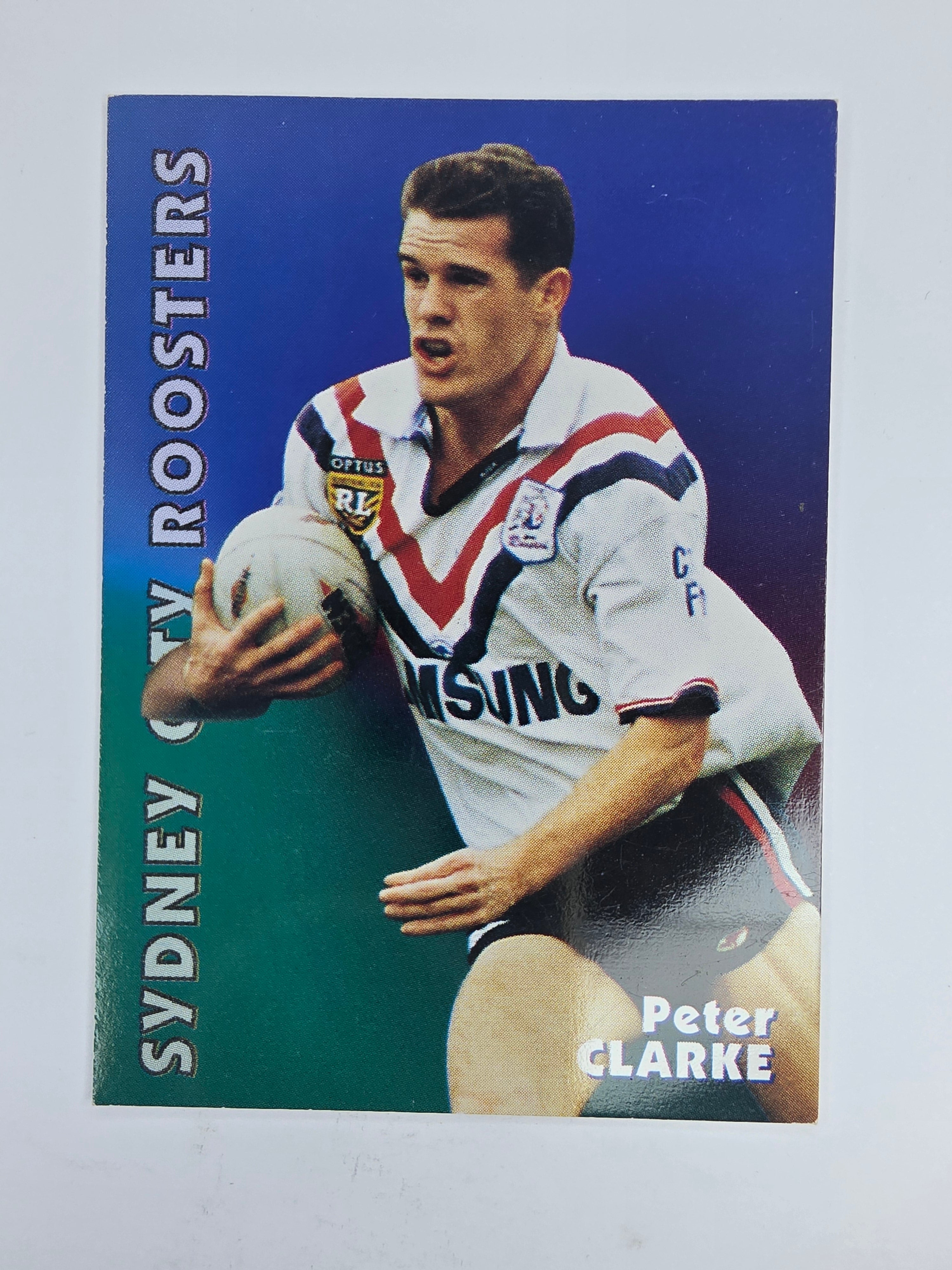 1997 Dynamic Fatty  Fun Pack Base Card #61 Peter Clarke Eastern Suburbs Roosters