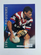 1997 Dynamic Fatty  Fun Pack Base Card #63 Terry Hermansson Eastern Suburbs Roosters