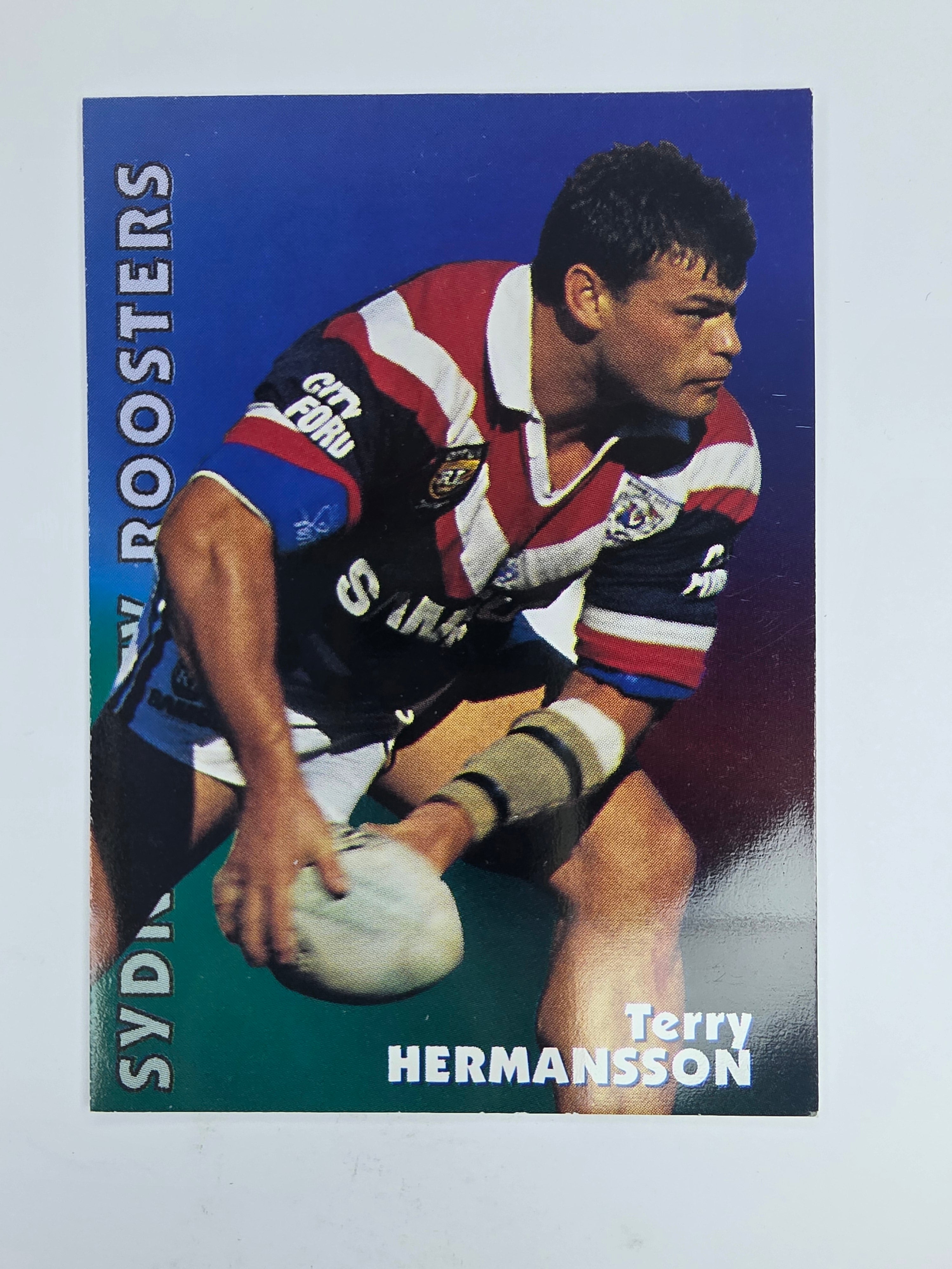 1997 Dynamic Fatty  Fun Pack Base Card #63 Terry Hermansson Eastern Suburbs Roosters