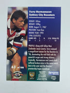 1997 Dynamic Fatty  Fun Pack Base Card #63 Terry Hermansson Eastern Suburbs Roosters