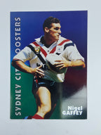 1997 Dynamic Fatty  Fun Pack Base Card #66 Nigel Gaffey Eastern Suburbs Roosters