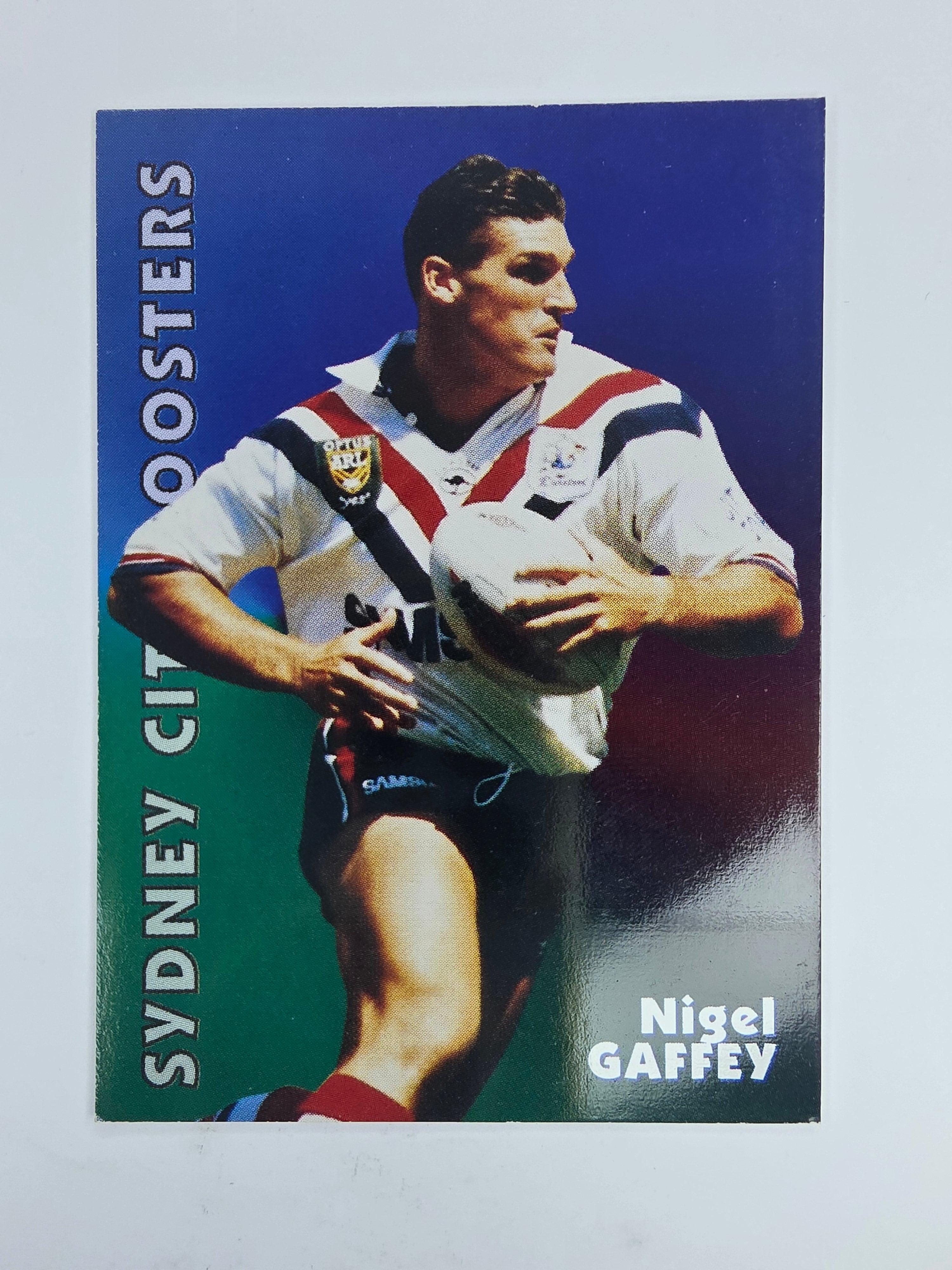 1997 Dynamic Fatty  Fun Pack Base Card #66 Nigel Gaffey Eastern Suburbs Roosters