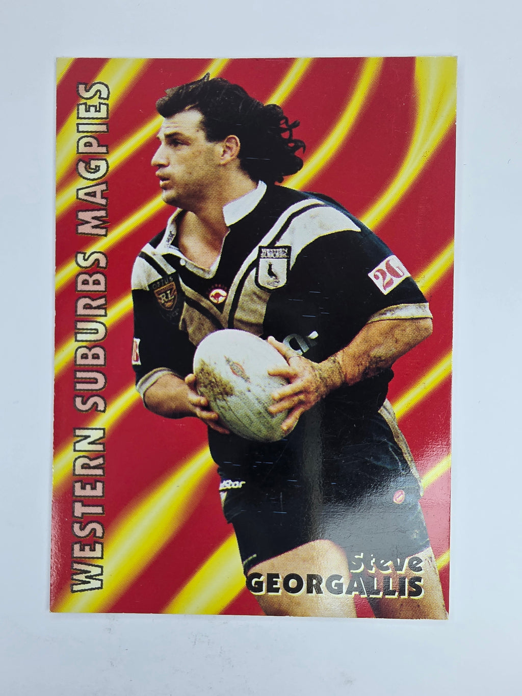 1997 Dynamic Fatty  Fun Pack Base Card #67 Steve Georgallis Western Suburbs Magpies