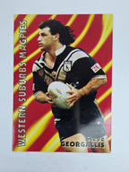 1997 Dynamic Fatty  Fun Pack Base Card #67 Steve Georgallis Western Suburbs Magpies