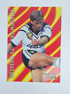 1997 Dynamic Fatty  Fun Pack Base Card #69 Andrew Leeds Western Suburbs Magpies