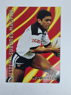 1997 Dynamic Fatty  Fun Pack Base Card #70 Kevin McGuinness Western Suburbs Magpies