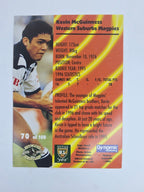 1997 Dynamic Fatty  Fun Pack Base Card #70 Kevin McGuinness Western Suburbs Magpies