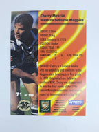 1997 Dynamic Fatty  Fun Pack Base Card #71 Cherry Mescia Western Suburbs Magpies