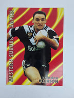 1997 Dynamic Fatty  Fun Pack Base Card #72 Brandon Pearson Western Suburbs Magpies