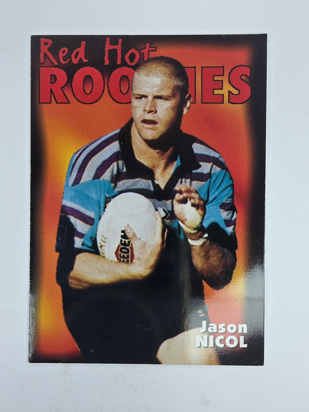 1997 Dynamic Fatty  Fun Pack Base Card #76 Jason Nicol Gold Coast Chargers