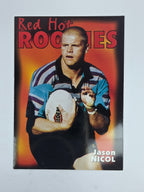 1997 Dynamic Fatty  Fun Pack Base Card #76 Jason Nicol Gold Coast Chargers