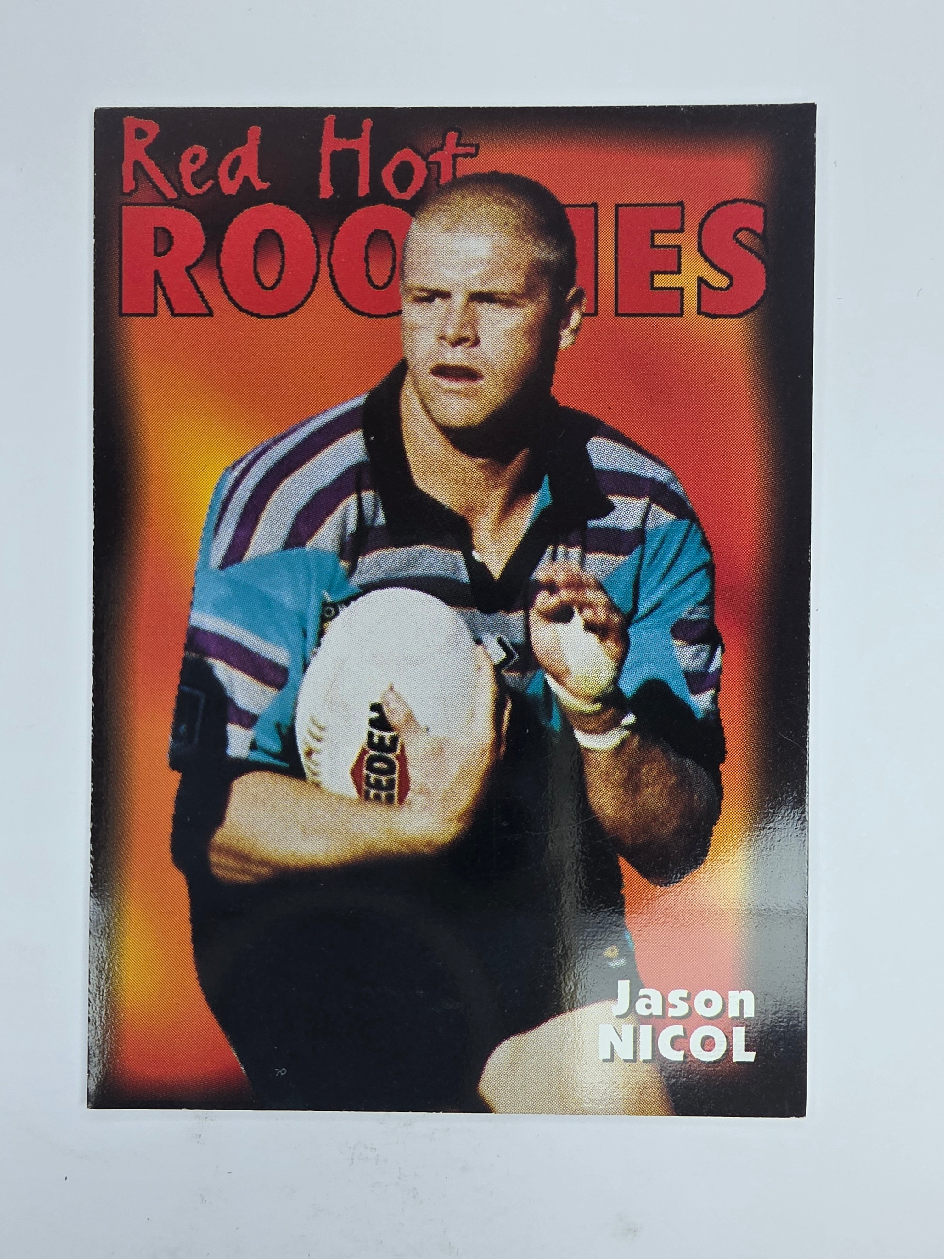 1997 Dynamic Fatty  Fun Pack Base Card #76 Jason Nicol Gold Coast Chargers
