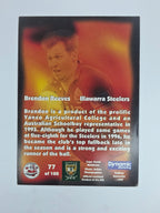 1997 Dynamic Fatty  Fun Pack Base Card #77 Brendon Reeves Illawarra Steelers