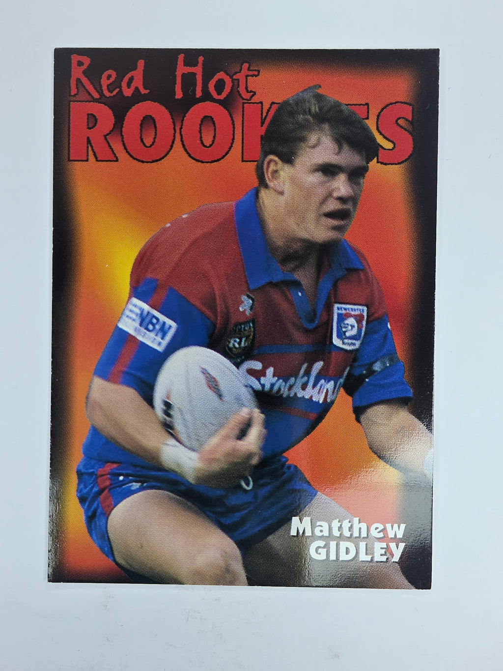 1997 Dynamic Fatty  Fun Pack Base Card #78 Matt Gidley Newcastle Knights