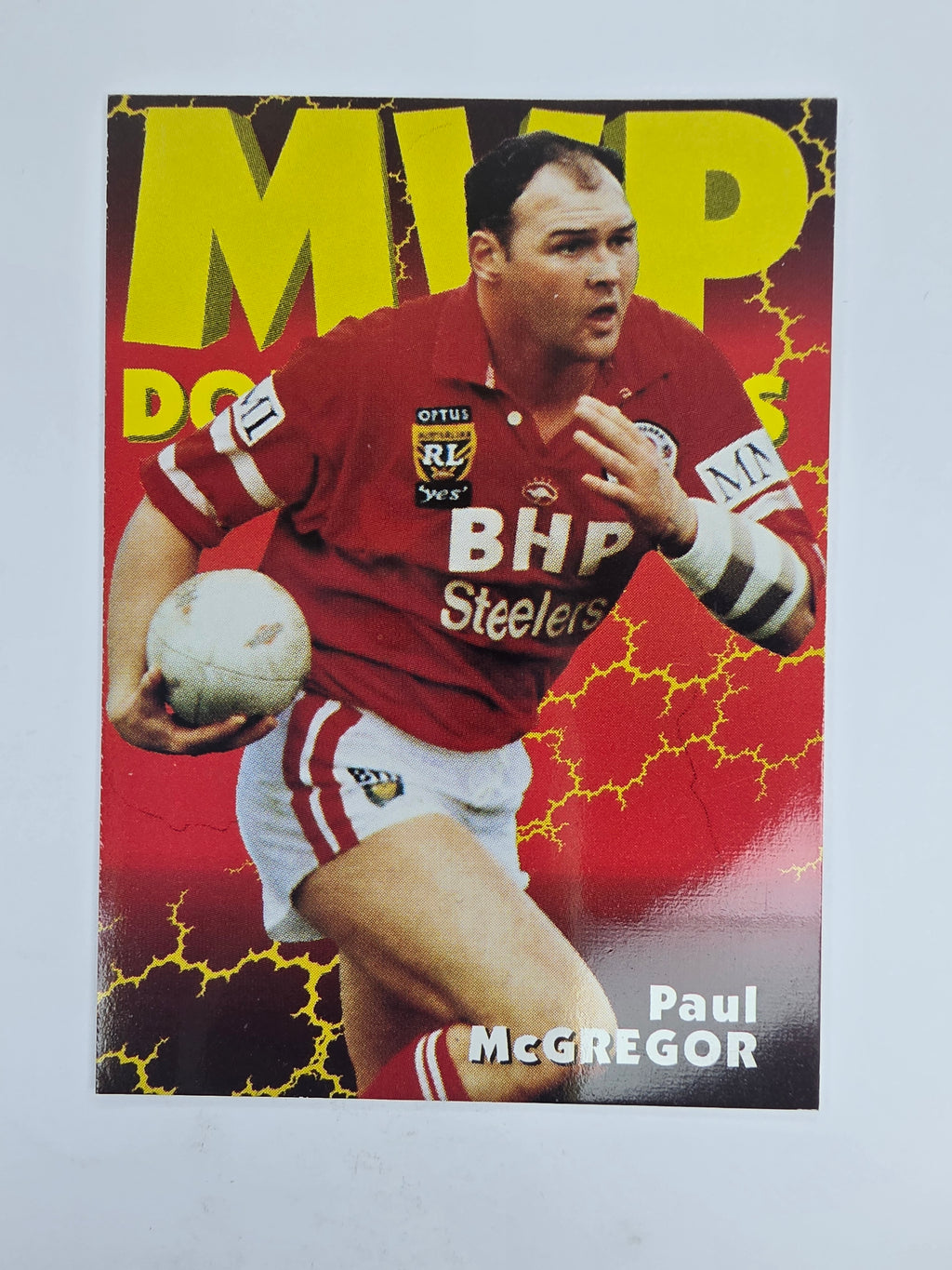1997 Dynamic Fatty  Fun Pack Base Card #81 Paul McGregor Illawarra Steelers