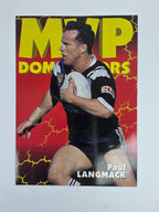 1997 Dynamic Fatty  Fun Pack Base Card #90 Paul Langmack Western Suburbs Magpies