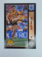 1994 Dynamic Series 1 Base Card #9 Jacin Sinclair Balmain Tigers