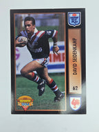 1994 Dynamic Series 1 Base Card #62 David Seidenkamp Eastern Suburbs Roosters