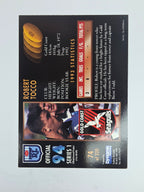 1994 Dynamic Series 1 Base Card #74 Robert Tocco Gold Coast Seagulls