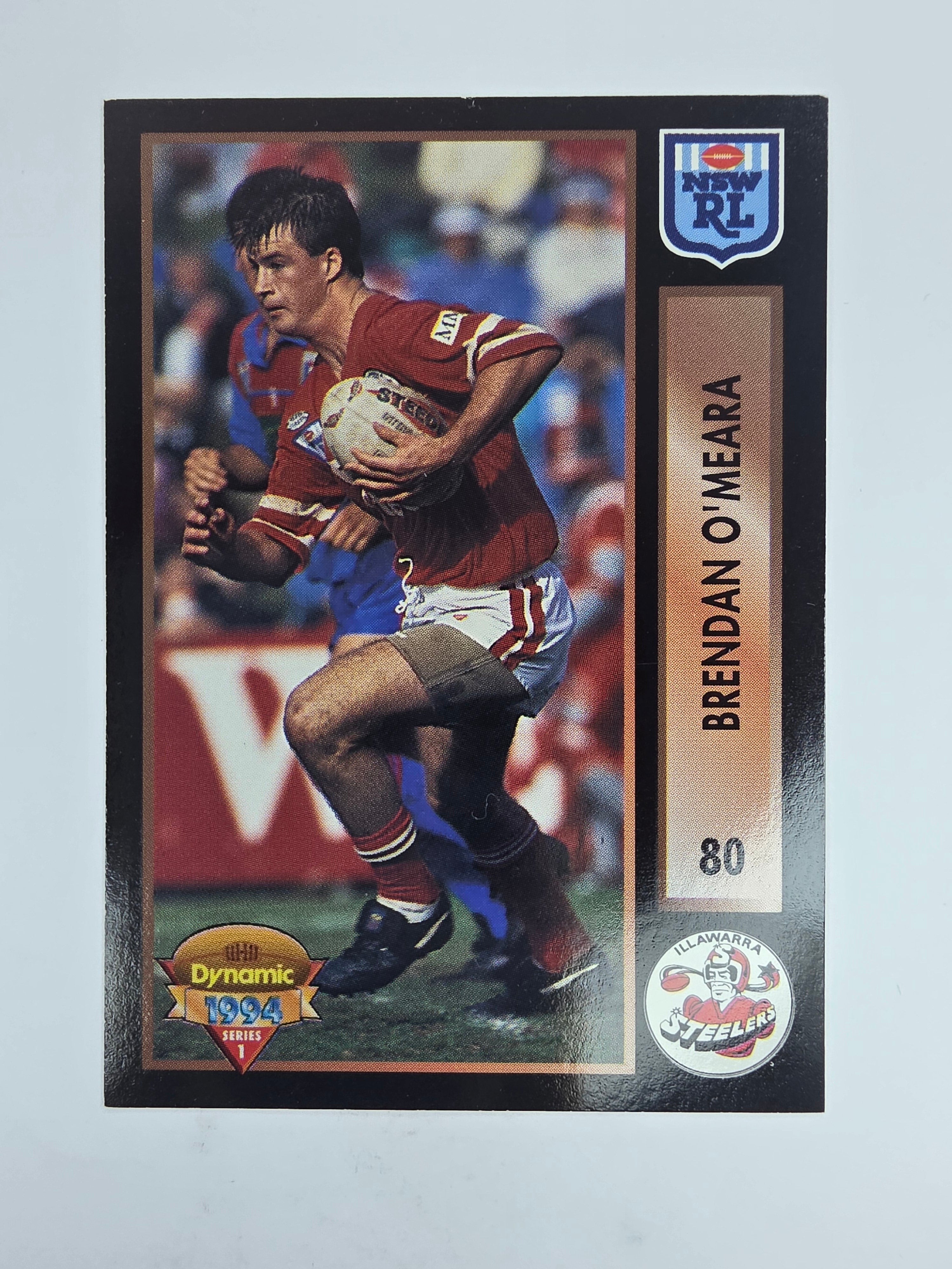 1994 Dynamic Series 1 Base Card #80 Brendan O'Meara Illawarra Steelers