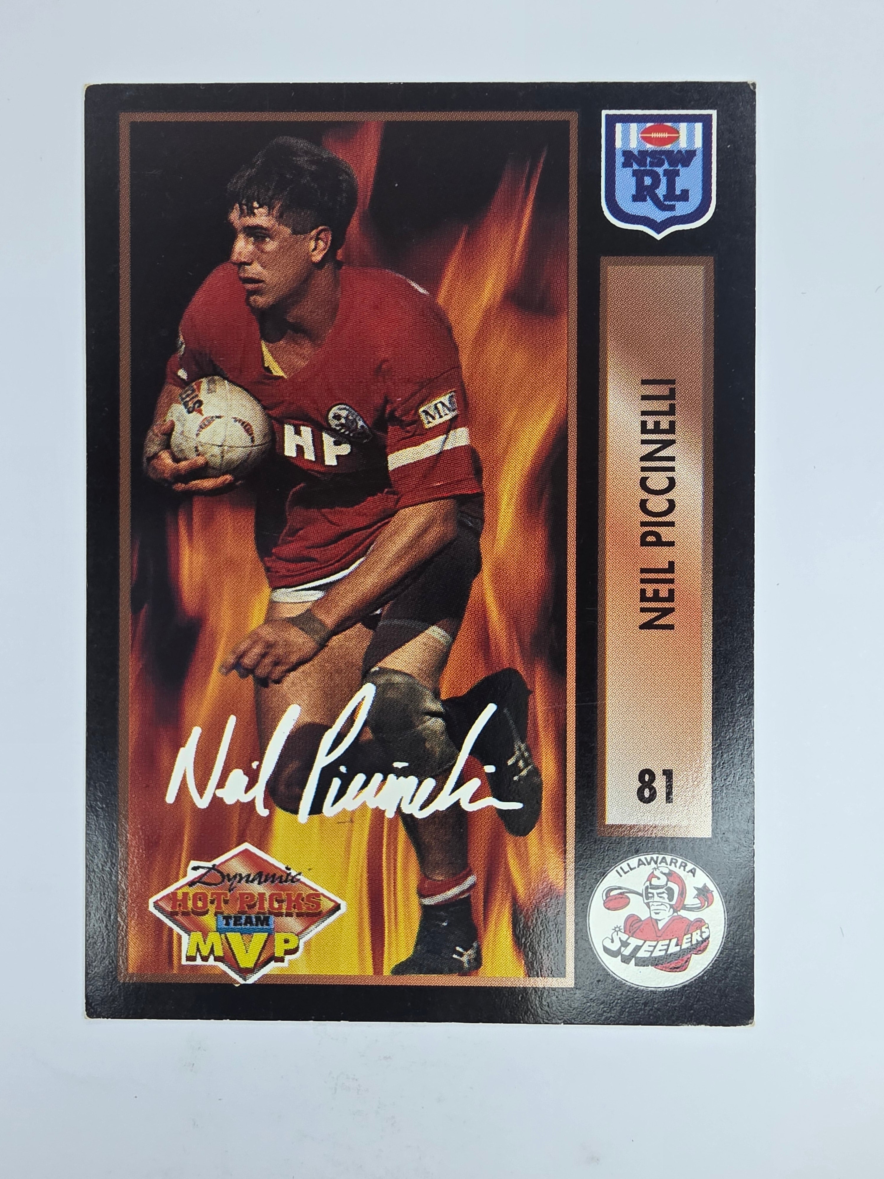 1994 Dynamic Series 1 Base Card #81 Neil Piccinelli Illawarra Steelers