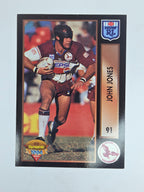 1994 Dynamic Series 1 Base Card #91 John Jones Manly Warringah Sea Eagles