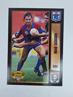 1994 Dynamic Series 1 Base Card #100 Brad Godden Newcastle Knights