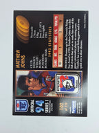 1994 Dynamic Series 1 Base Card #102 Matthew Johns Newcastle Knights