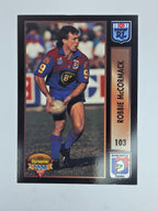 1994 Dynamic Series 1 Base Card #103 Robbie McCormack Newcastle Knights