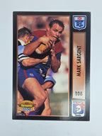 1994 Dynamic Series 1 Base Card #108 Mark Sargent Newcastle Knights