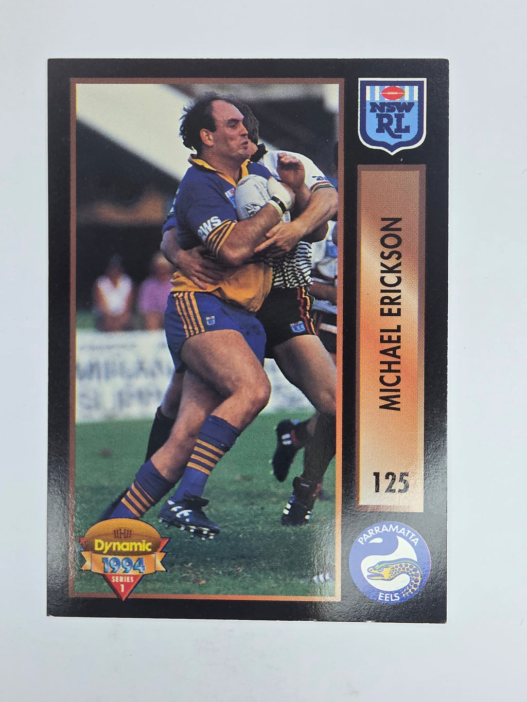 1994 Dynamic Series 1 Base Card #125 Michael Erikson Parramatta Eels