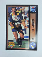 1994 Dynamic Series 1 Base Card #128 Stu Galbraith Parramatta Eels