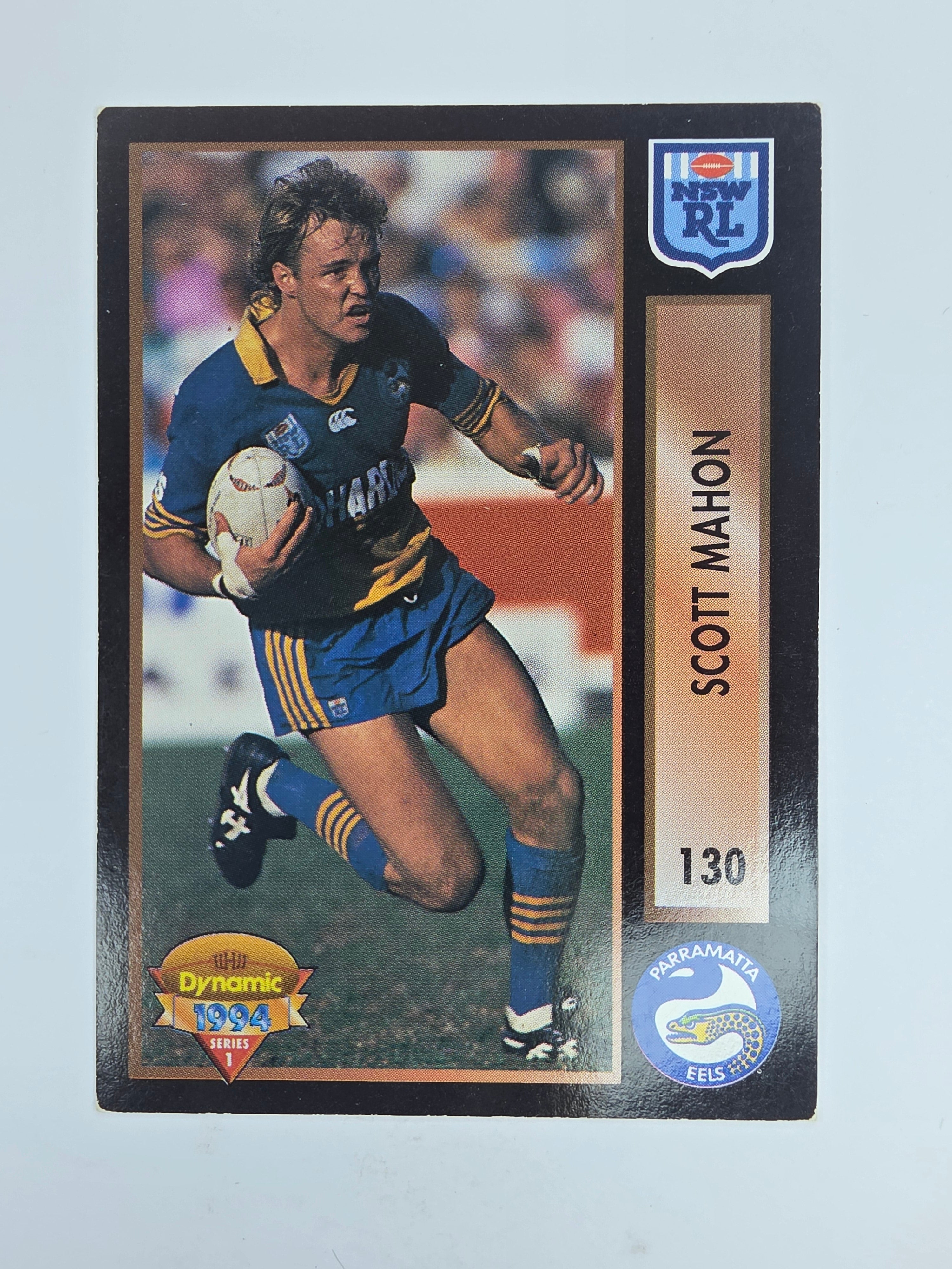 1994 Dynamic Series 1 Base Card #130 Scott Mahon Parramatta Eels