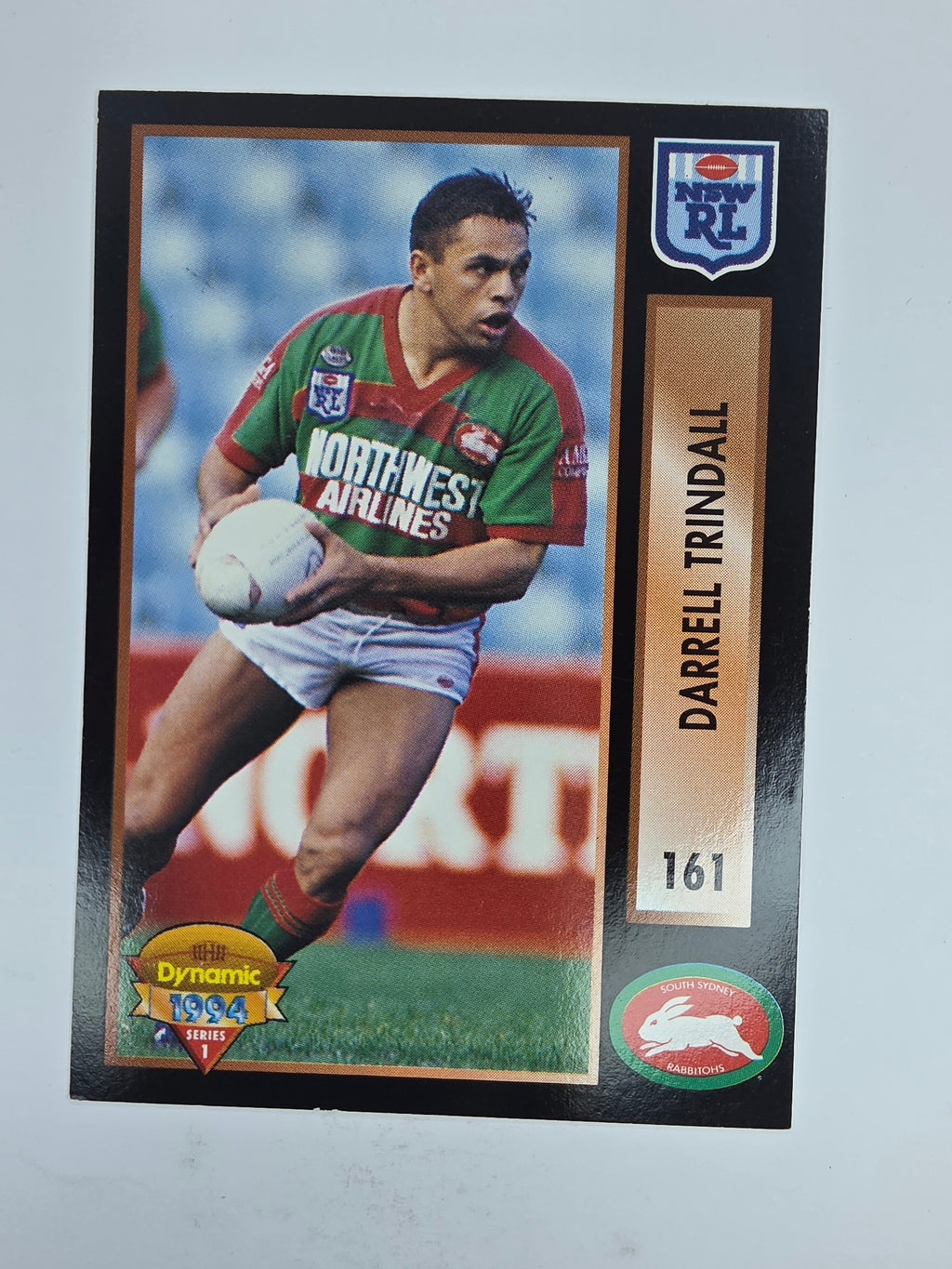1994 Dynamic Series 1 Base Card #161 Darrell Trindall South Sydney Rabbitohs