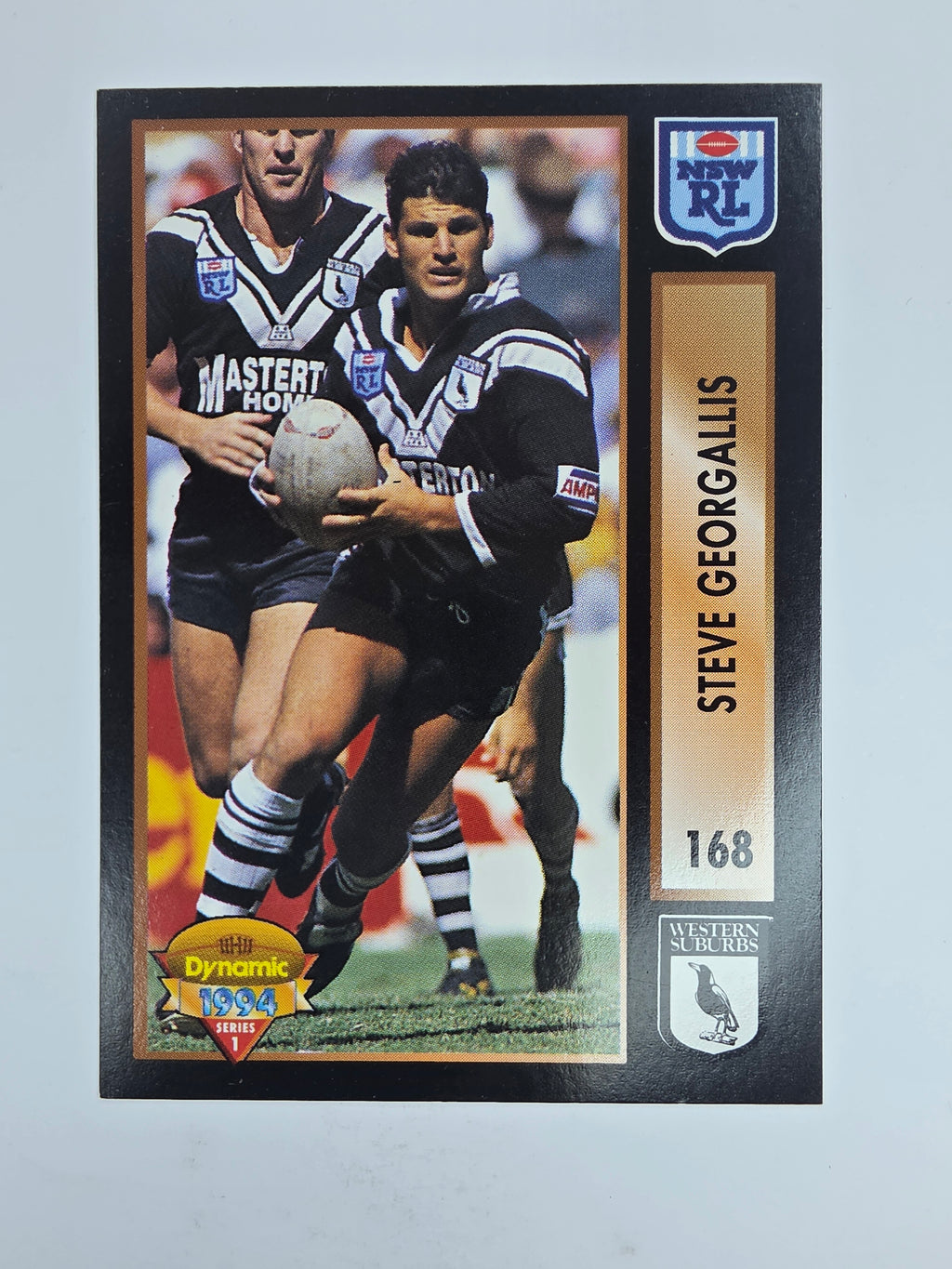 1994 Dynamic Series 1 Base Card #168 Steve Georgallis Western Suburbs Magpies