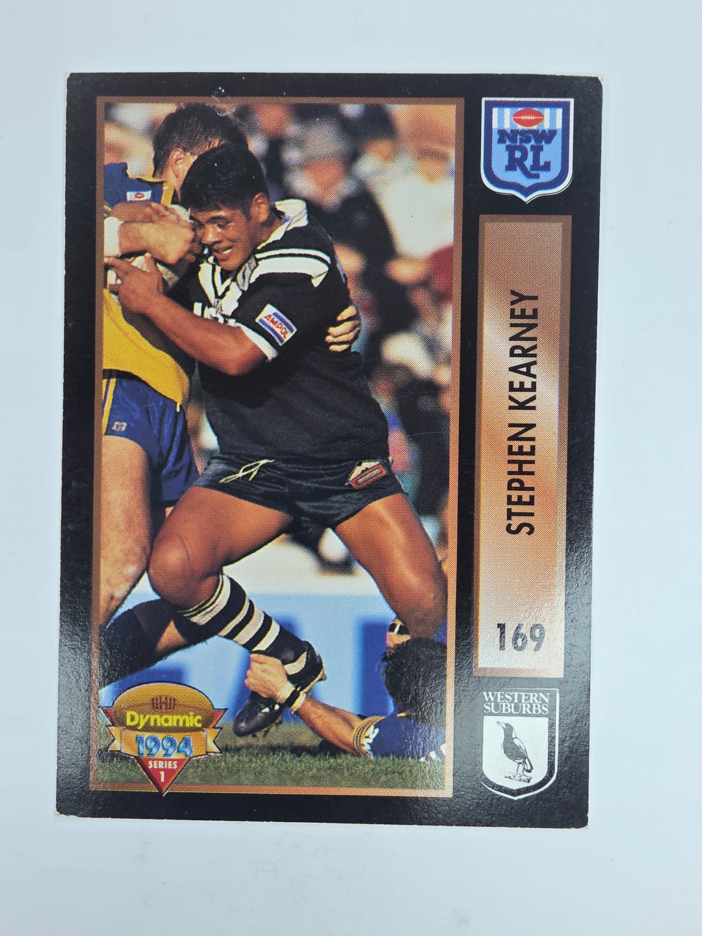 1994 Dynamic Series 1 Base Card #169 Steve Kearney Western Suburbs Magpies