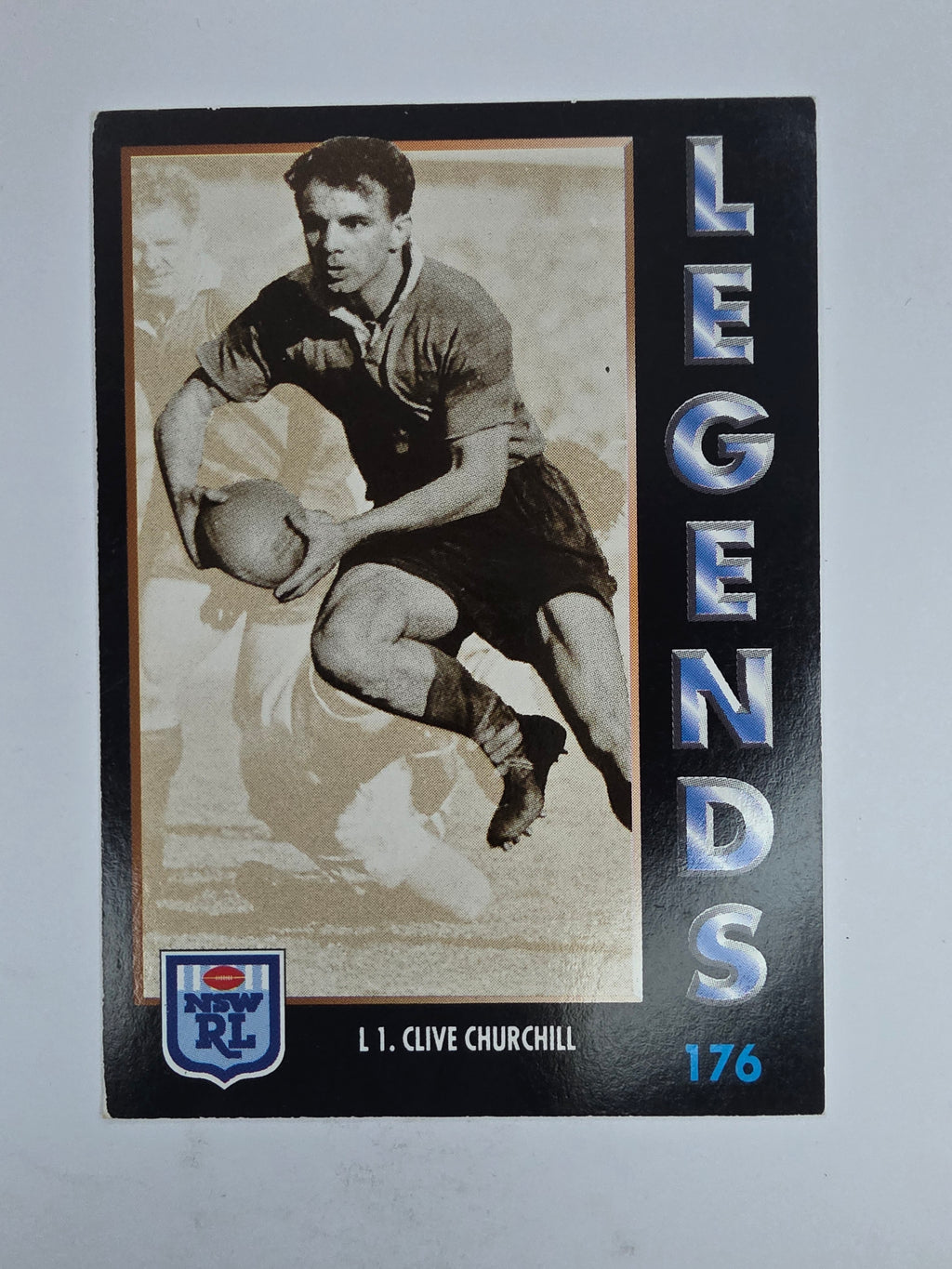 1994 Dynamic Series 1 Base Card #176 Clive Churchill South Sydney Rabbitohs