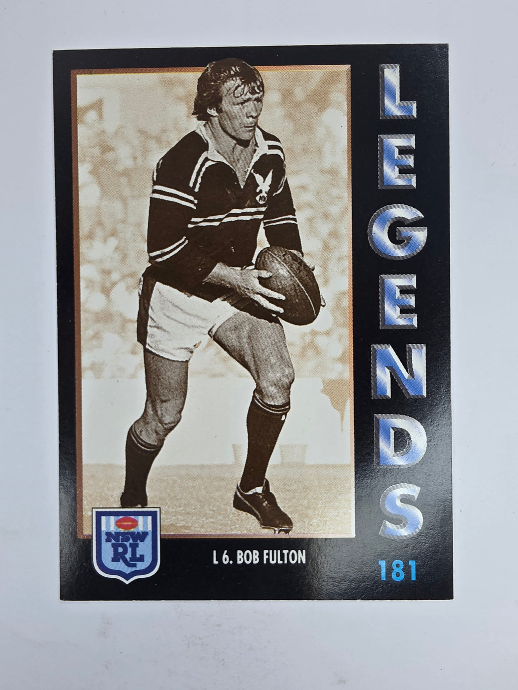 1994 Dynamic Series 1 Base Card #181 Bob Fulton Manly Warringah Sea Eagles